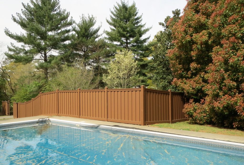 fencing supplies. pool with fence