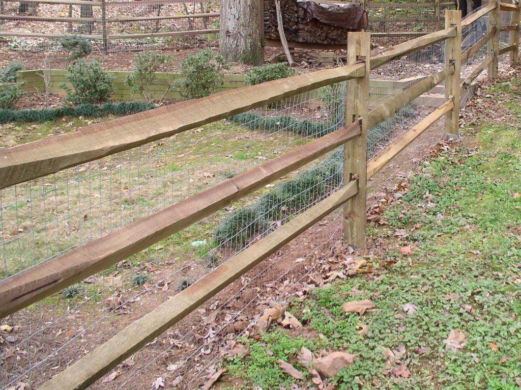 best fence for dogs 3 rail split rail with wire