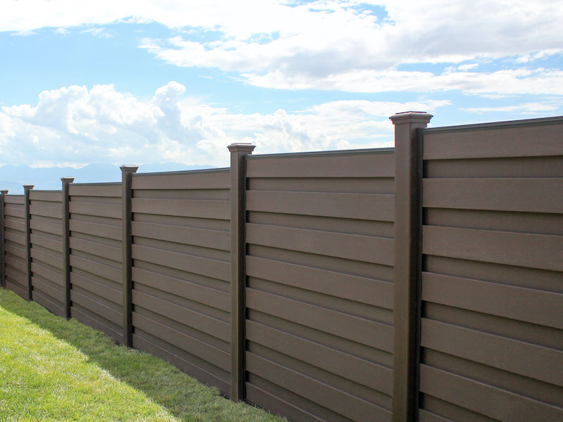Brown Composite Fence