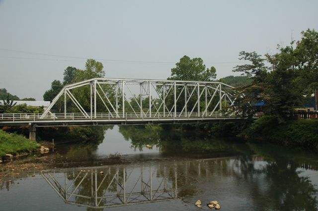 steel bridge in McCaysville