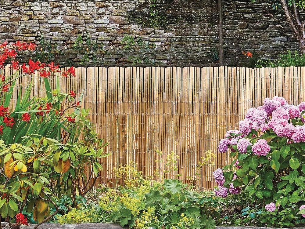 Bamboo privacy panels
